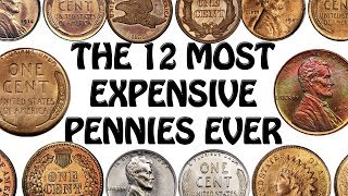 The 12 Most Expensive Pennies In US History [upl. by Orlov]