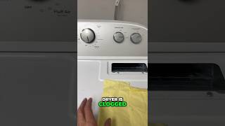 How to easily Check If Your Dryer Is Clogged dryer [upl. by Jedd]