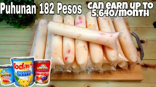 HOW TO MAKE SUPER SOFT amp CREAMY FRUIT SALAD ICE CANDYICE CANDY RECIPE PANGNEGOSYO [upl. by Anid]