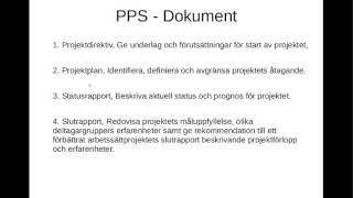 Projektledning presentation 2  del 1 av 4 [upl. by Rriocard]