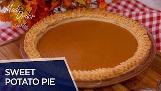 Sweet Potato Pie Recipe  Thanksgiving Recipes  Made To Order  Chef Zee Cooks [upl. by Grace]