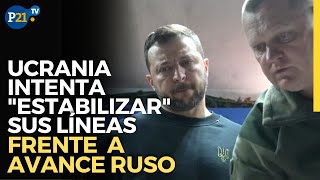 Ucrania intenta quotestabilizarquot la línea del frente ante el avance ruso en el noreste [upl. by Alliehs53]