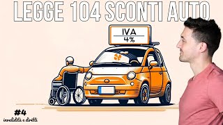 Legge 104 e acquisto auto tutte le agevolazioni in 5 minuti [upl. by Alac]