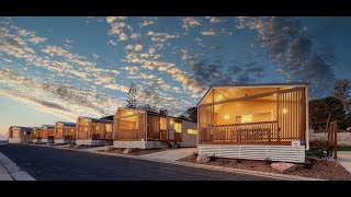 Uniplan Group  Reflections Holiday Park Bermagui  Cabins by wwwdestinationhotographycomau [upl. by Yddor]