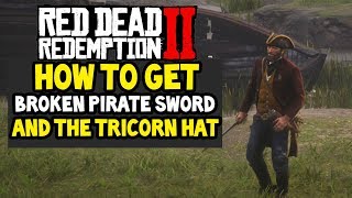 How To Get The Pirate Sword amp Pirate Hat In Red Dead Redemption 2 RDR2 [upl. by Zealand]