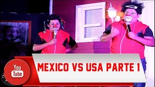 Los Garrapatas Show  México vs USA Primera Parte [upl. by Yddet]