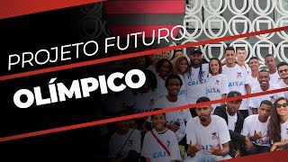 JOVENS DO PROJETO FUTURO OLÍMPICO VISITAM O CT DO FLAMENGO [upl. by Savinirs]