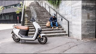 Test scooter électrique Segway E125S permis B AM  des débuts encourageants [upl. by Ecnarretal]