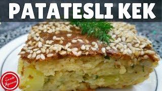 Kolay Patatesli Kek Nasıl YapılırTuzlu Kek TarifiSende Yapsana [upl. by Oenire]