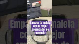 Hack para EMPACAR TU MALETA con el mejor organizador de equipaje tips hacks maletas viajes [upl. by Zenia]