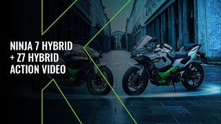 2024 Kawasaki Ninja 7 Hybrid amp Z7 Hybrid [upl. by Onilatac]