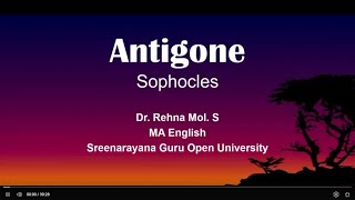 Antigone Sophocles  Drama [upl. by Parthena]