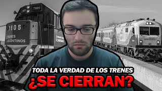 😭 LA VERDADERA SITUACIÓN de TRENES ARGENTINOS en 2024  ¿VAN A CERRARLOS 😭 [upl. by Caralie32]