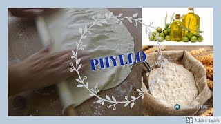 Homemade Rustic Phyllo Pastry [upl. by Stanwinn]