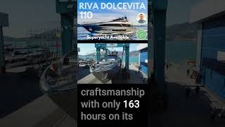 ⚡️🚤110 Dolcevita Unmatched Luxury amp Performance 💎Discover Luxury Info  BitLyRivaForSale [upl. by Avitzur]