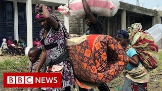 Thousands flee after DR Congo volcano warning  BBC News [upl. by Icken419]