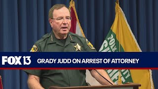 Sheriff Grady Judd Polk County attorney arrested for theft of over 100k [upl. by Ilil]