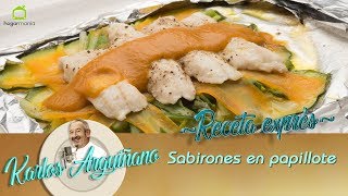 Receta de Sabirones en papillote por Karlos Arguiñano [upl. by Dickinson]