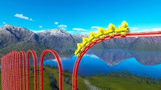 Spine Breaker Roller Coaster – Planet Coaster [upl. by Corilla449]