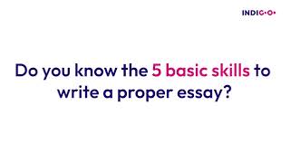 Do you know the 5 basic skills to write a GP essay [upl. by Hammerskjold]