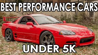 Top 7 Best Performance Cars Under 5K [upl. by Salhcin827]