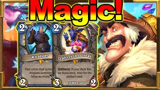 Its Magic Best Mage Deck To Start Your November Legend Climbing Scholoamnce Academy  Hearthstone [upl. by Asim]