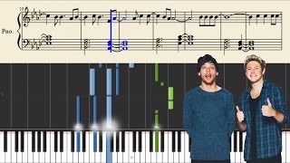 One Direction  History  Piano Tutorial  Sheets [upl. by Munsey]