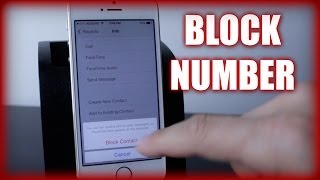 How To Block And Unblock Numbers On The iPhone  iPhone Tips [upl. by Gabi]