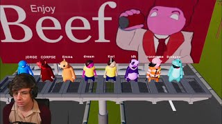 55 Feral Boys play Gang Beasts feat Sykkuno Corpse Ironmouse [upl. by Libre]