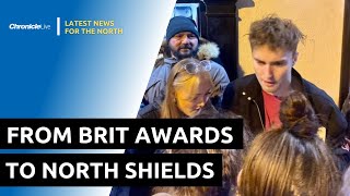 Sam Fender brings Brit Award home to Low Lights Tavern in North Shields [upl. by Shirberg]