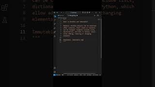 What is mutable and immutable in python phython mutable immutable [upl. by Selinda]