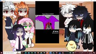 Hashiras react to giyuu as Michael Afton First reaction video Blood Shorter than shinobu [upl. by Schechinger]