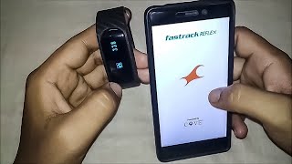 Fastrack Reflex Fitness Band  SWD90059PP01 Unboxing and Review HindiUrdu [upl. by Ahsinik]