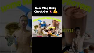 Home Workout Men 💪🇳🇵 ll Home made high protein Shake 😱🙏ll shorts trending viral shortfeed [upl. by Anaert492]