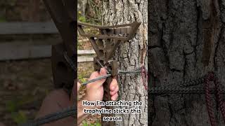 Trophyline hyperlite alternative attachment method the way I’m running my climbing sticks [upl. by Yvonne]