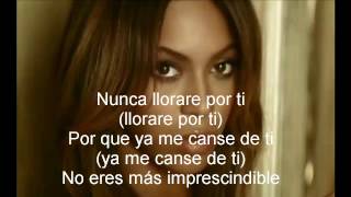 Beyoncé  Irremplazable Letra [upl. by Brentt]