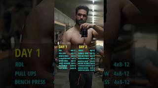 😱 2 Days Muscle Building Workout Plan  gymmotivation [upl. by Valera]