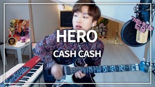 Cash Cash  Hero Guitar cover [upl. by Aidil]