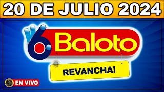 Resultado BALOTO REVANCHA SÁBADO 20 de julio 2024 [upl. by Daveen]