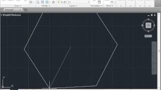 C00305 Drawing Polygons AutoCAD 2014 Tutorial [upl. by Atikim]