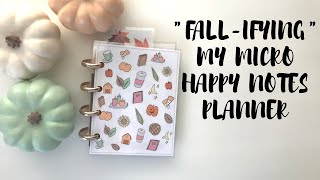 MICRO HAPPY PLANNER Fall Set Up  Creative Faith Co [upl. by O'Toole]