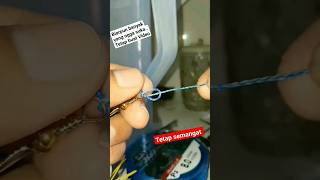 Tie a practical and strong fishing hookfishingknots fishingknotfishing [upl. by Cantu]