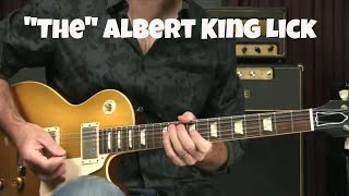 Blues Guitar Lesson The Albert King Lick [upl. by Hannahc]