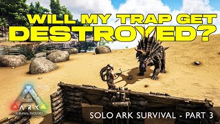 Solo Ark Survival Part 3 The best taming luck ever [upl. by Alecram]