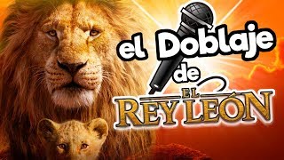 El doblaje latino de EL REY LEÓN 2019  Memo Aponte [upl. by Enilhtak38]