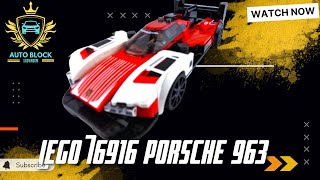 UNBOXING amp SPEEDBUILD LEGO 76916 PORSCHE 963  brick unboxing speedbuild [upl. by Porter]