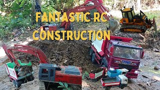 RC CONSTRUCTIONhomemade automobile excavator viralvideo video [upl. by Kellyn]