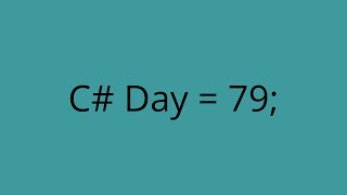 C Coding  Day 79 [upl. by Afihtan]