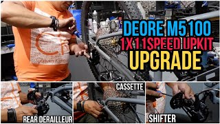 Deore M5100 1x11speed Upkit  Installation  Upgraditis nanaman bikeupgrade [upl. by Wendye]