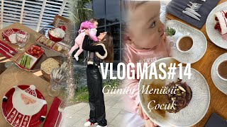 VLOGMAS  14 ⎜GÜNÜN MENÜSÜ  MUTFAKTAYIZ ⎜ ÇOCUKLA BİR GÜN  DOKTOR KONTROLÜ ♥️ VLOG [upl. by Atteloc]